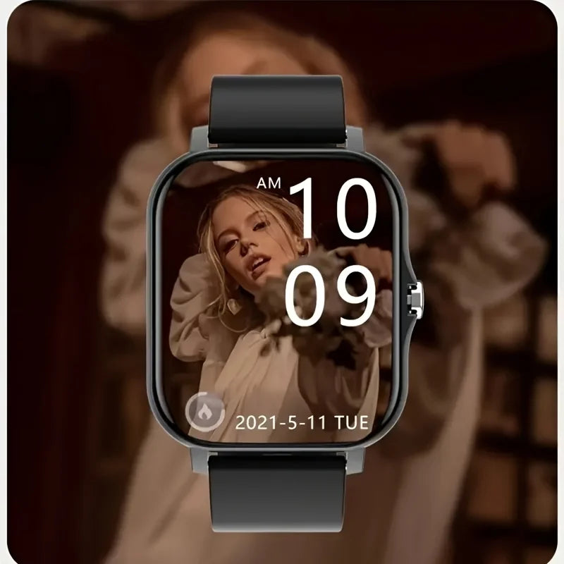 Active Smart Fit Luxe Watch — Touchscreen, Calls & Music for Men & Women