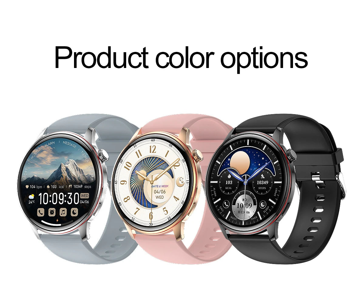 Active Smart Fit Voice Watch — Voice Assistant, BT Call, Music & Multi-Menu