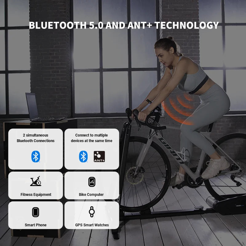 COOSPO H9Z Rechargeable Heart Rate Chest Strap — ANT+ & Bluetooth