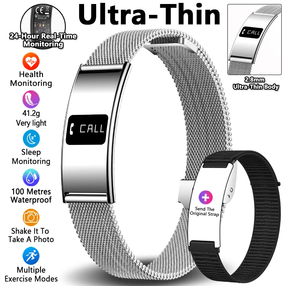 Active Smart Fit Health Band — Heart Rate, Sleep Monitor, Waterproof & Sports Tracker
