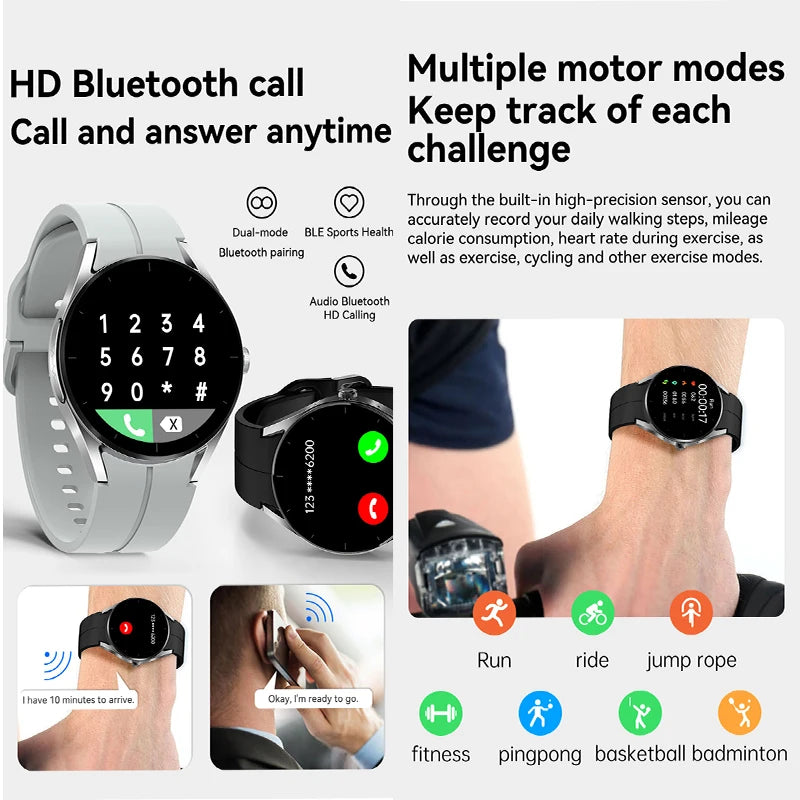 New Health Smart Watch ECG+PPG Heart Rate Blood Oxygen Blood Pressure Monitoring Bluetooth Call IP68 Men And Women Smartwatches