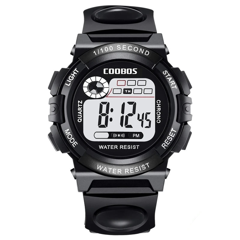 Active Smart Fit Kids LED Watch — Waterproof, Luminous Digital Sport Watch for Boys & Girls