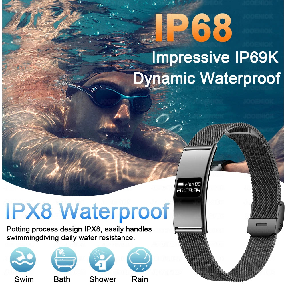 Active Smart Fit Health Band — Heart Rate, Sleep Monitor, Waterproof & Sports Tracker