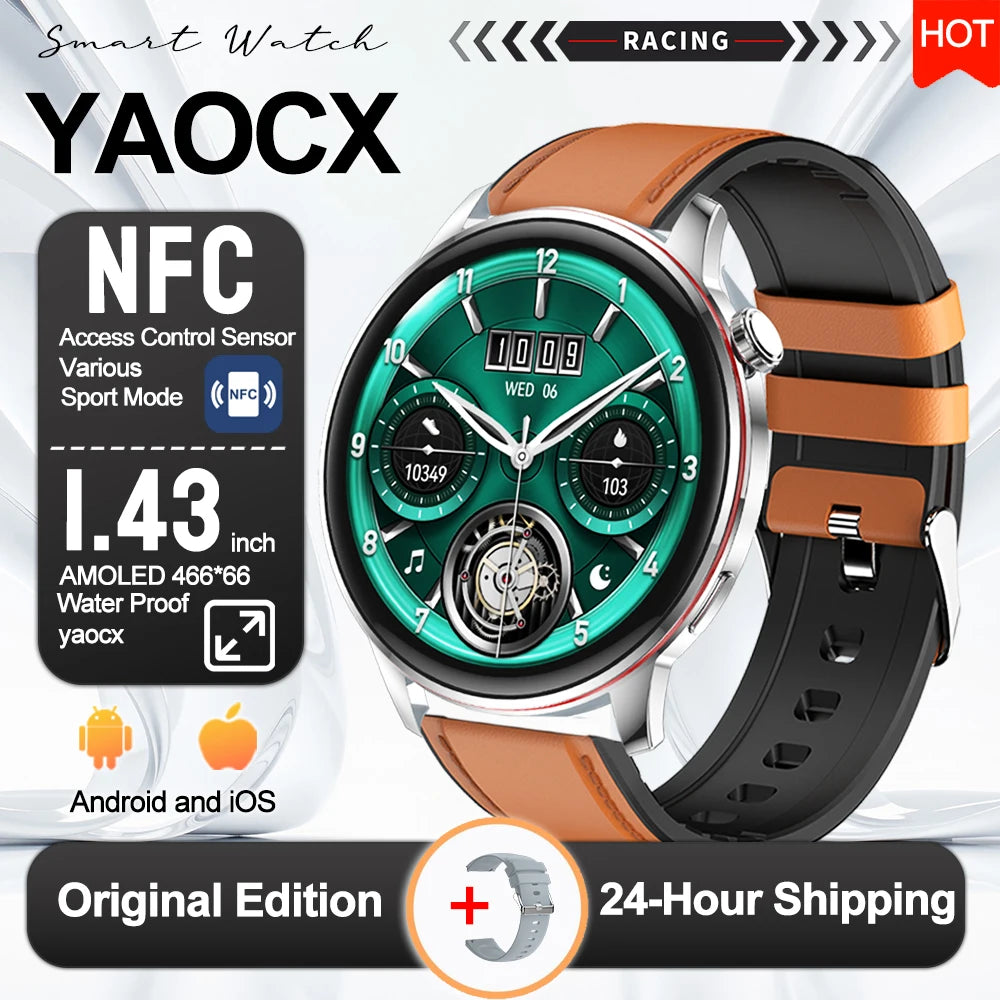 Active Smart Fit Voice Watch — Voice Assistant, BT Call, Music & Multi-Menu