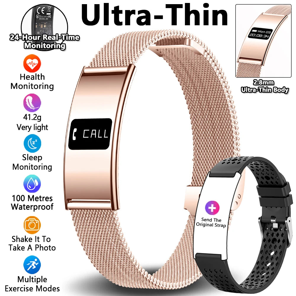Active Smart Fit Health Band — Heart Rate, Sleep Monitor, Waterproof & Sports Tracker