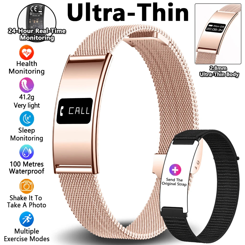 Active Smart Fit Health Band — Heart Rate, Sleep Monitor, Waterproof & Sports Tracker