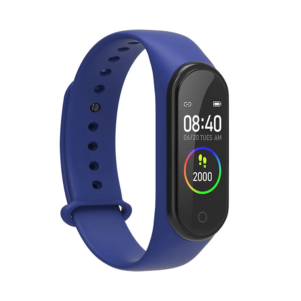 Active Smart Fit M4 Sport Band — Blood Pressure, Heart Rate & IP65 Waterproof