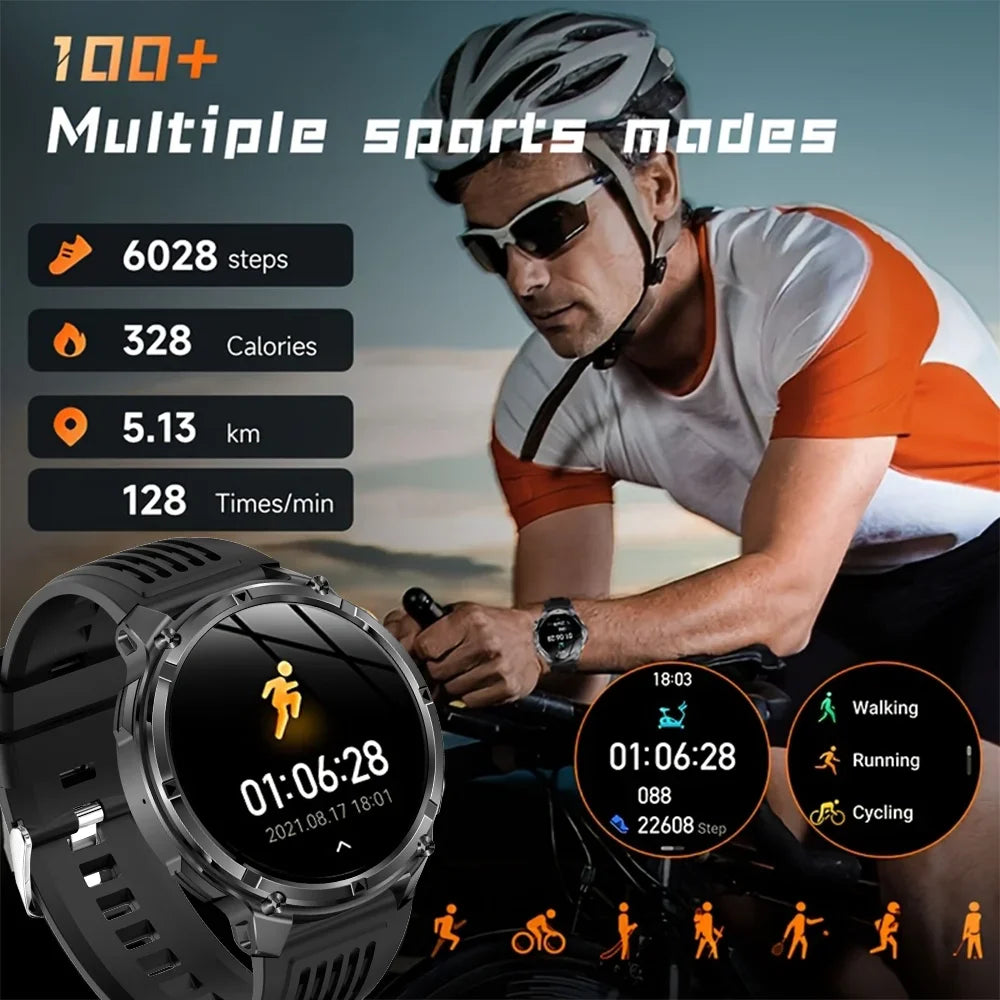 Active Smart Fit T-Rex Ultra Watch — GPS, Compass, 1100mAh & IP69K Military Grade