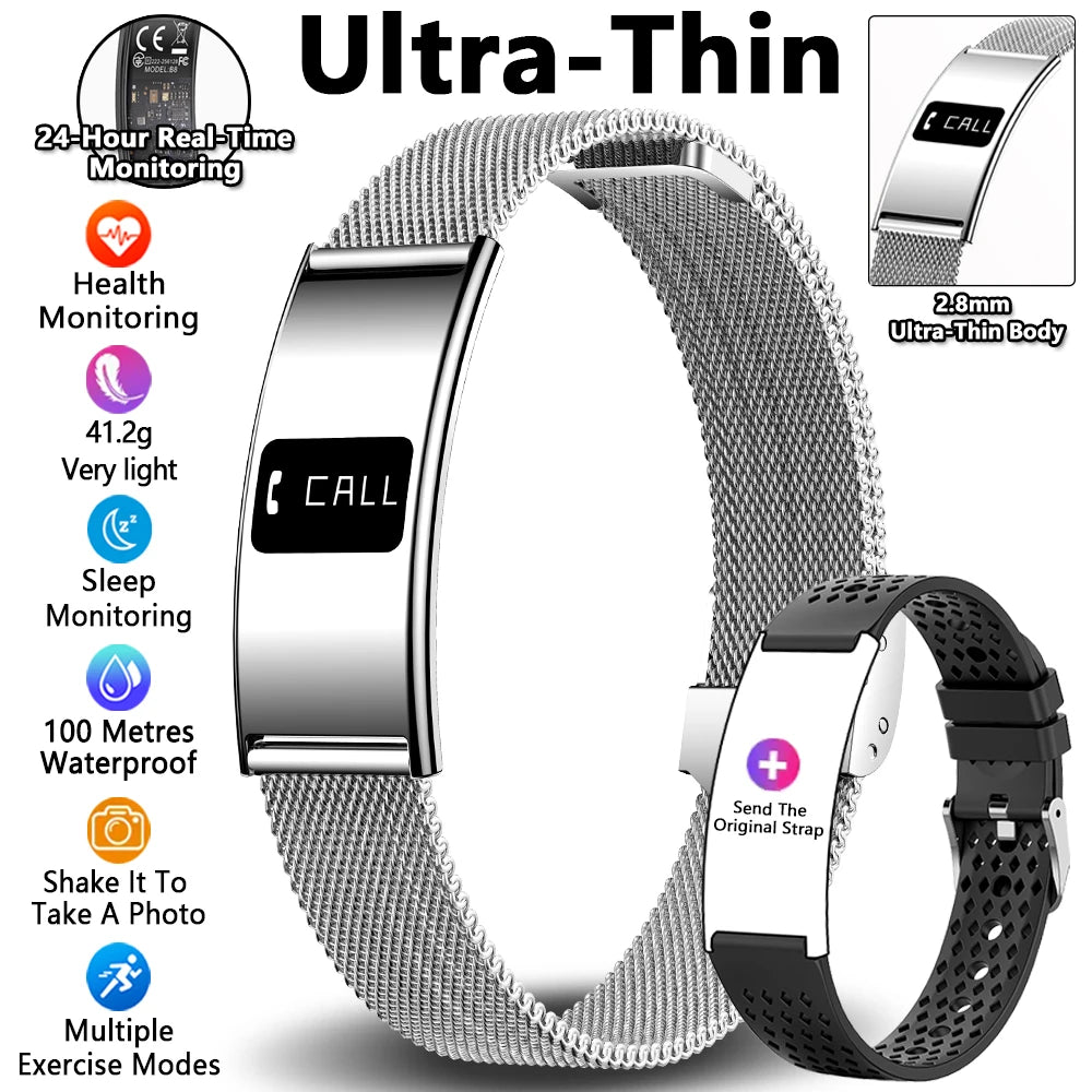 Active Smart Fit Health Band — Heart Rate, Sleep Monitor, Waterproof & Sports Tracker